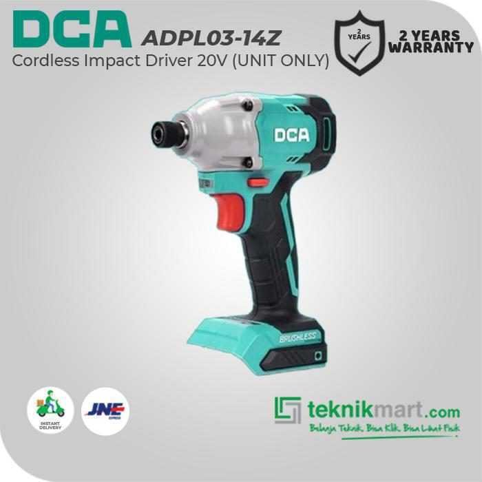 DCA ADPL03-14Z BRUSHLESS IMPACT DRIVER 20VOLT (UNIT ONLY) - Image 3