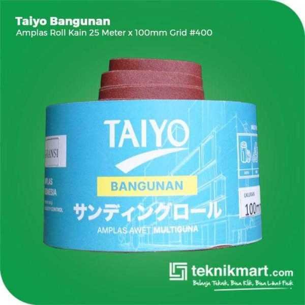 TAIYO BANGUNAN AMPLAS ROLL KAIN GRID #400 25METERX100MM