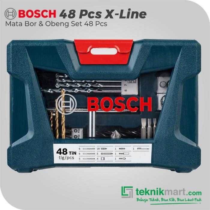 BOSCH 48 V-LINE DRILL AND SCREWDRIVER BITS SET