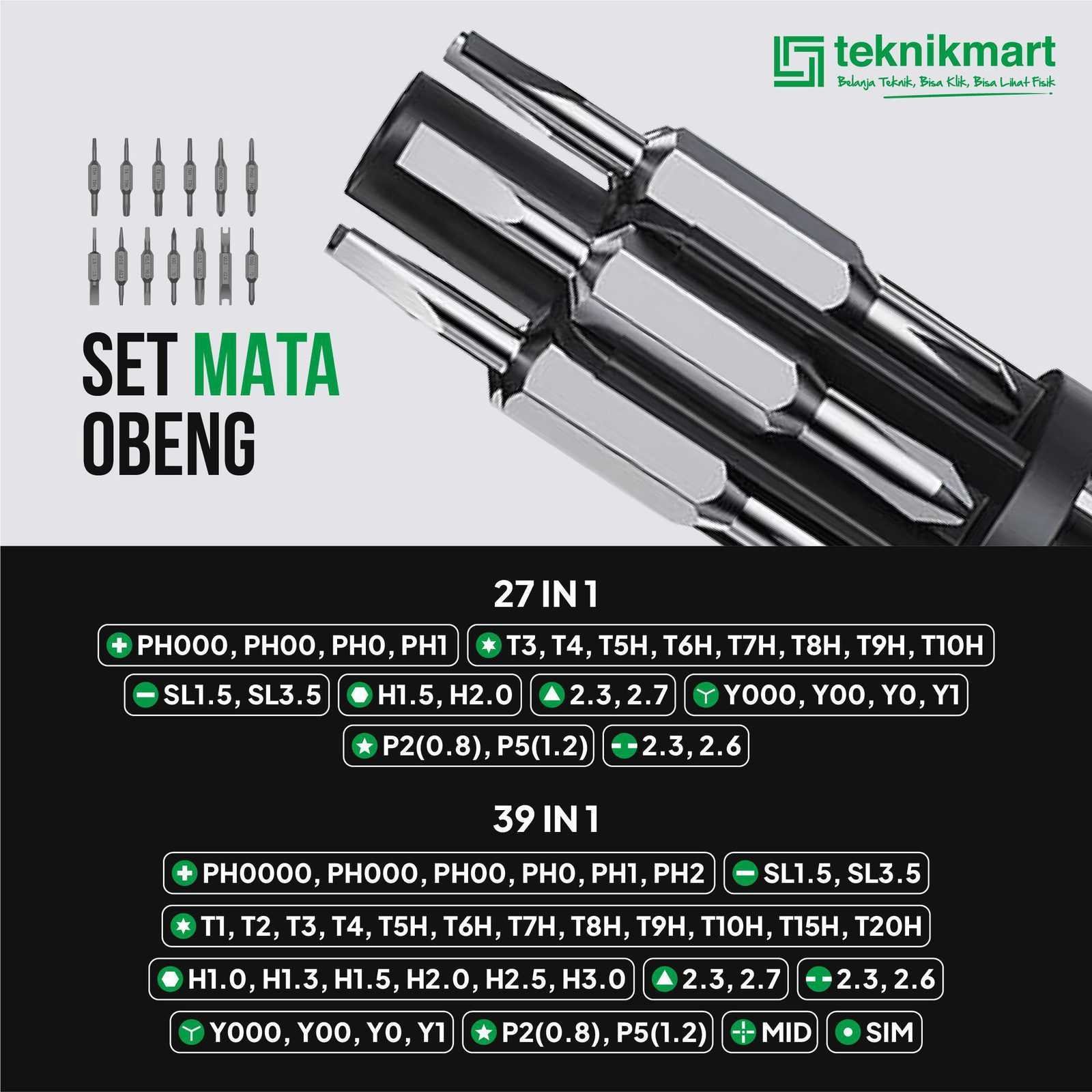 TIP TOP PEN SCREWDRIVER SET 39 IN 1 - Image 4