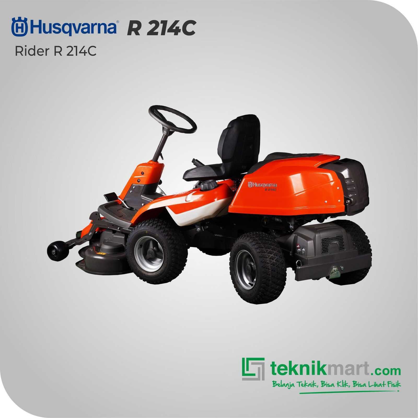 HUSQVARNA R214C RIDER - RIDE ON LAWNMOWER - Image 3