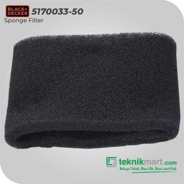 BLACK AND DECKER SPONGE FILTER BLACK FOR BDWD10, BDWD20