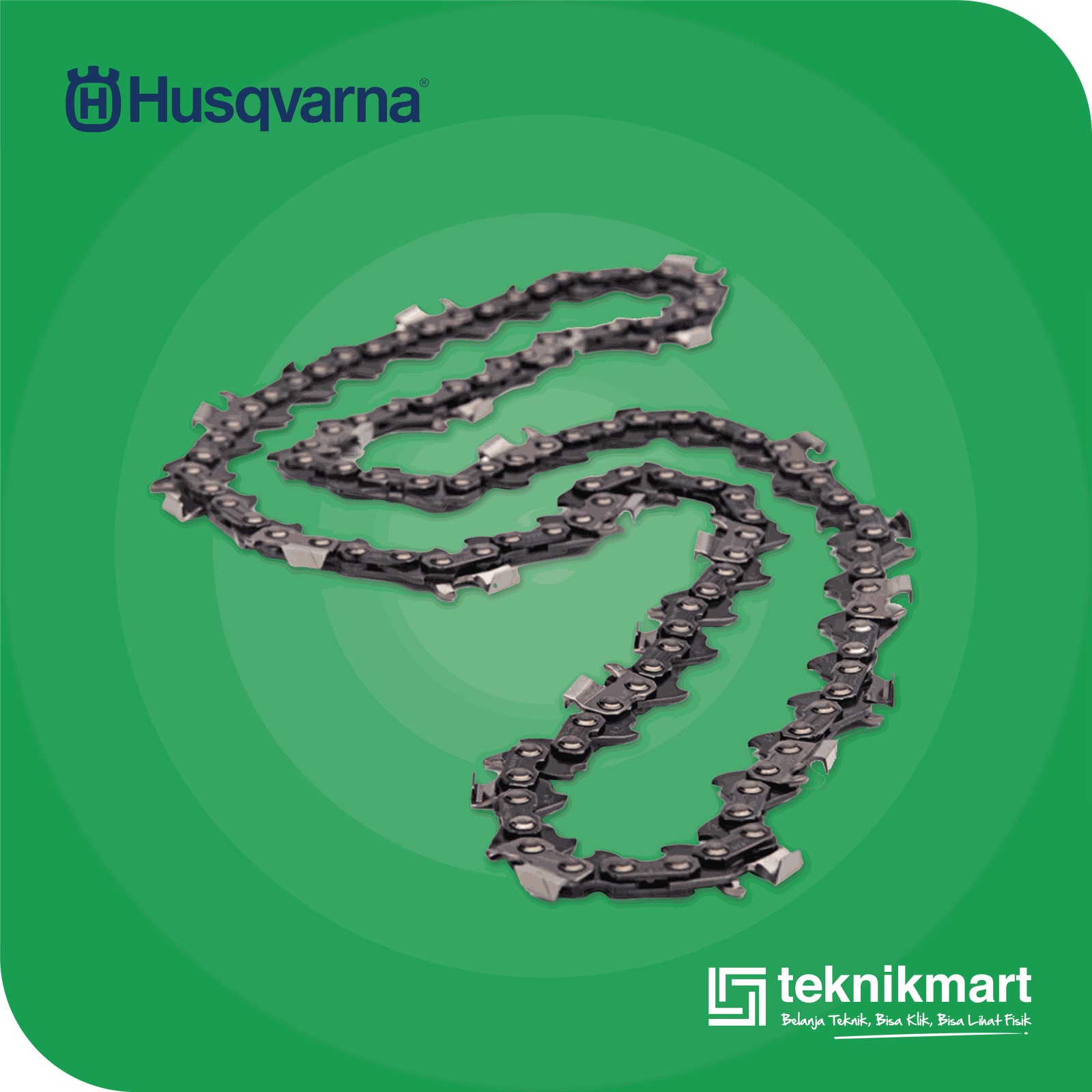 HUSQVARNA CHAIN H37 CHAMFER CHISEL 18" 3/8" MINI 1.3MM 62DL