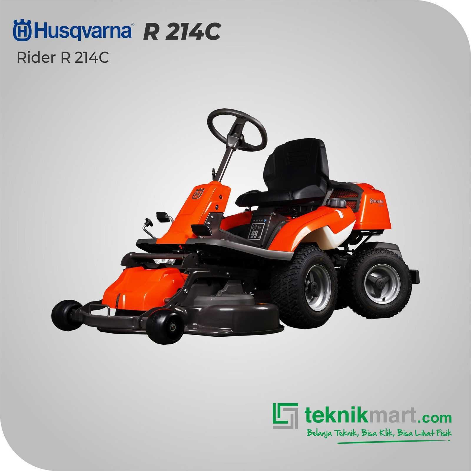 HUSQVARNA R214C RIDER - RIDE ON LAWNMOWER - Image 4