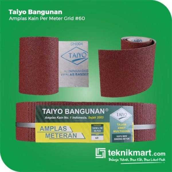TAIYO BANGUNAN AMPLAS METERAN KAIN GRID #60 1 METER X 100 MM