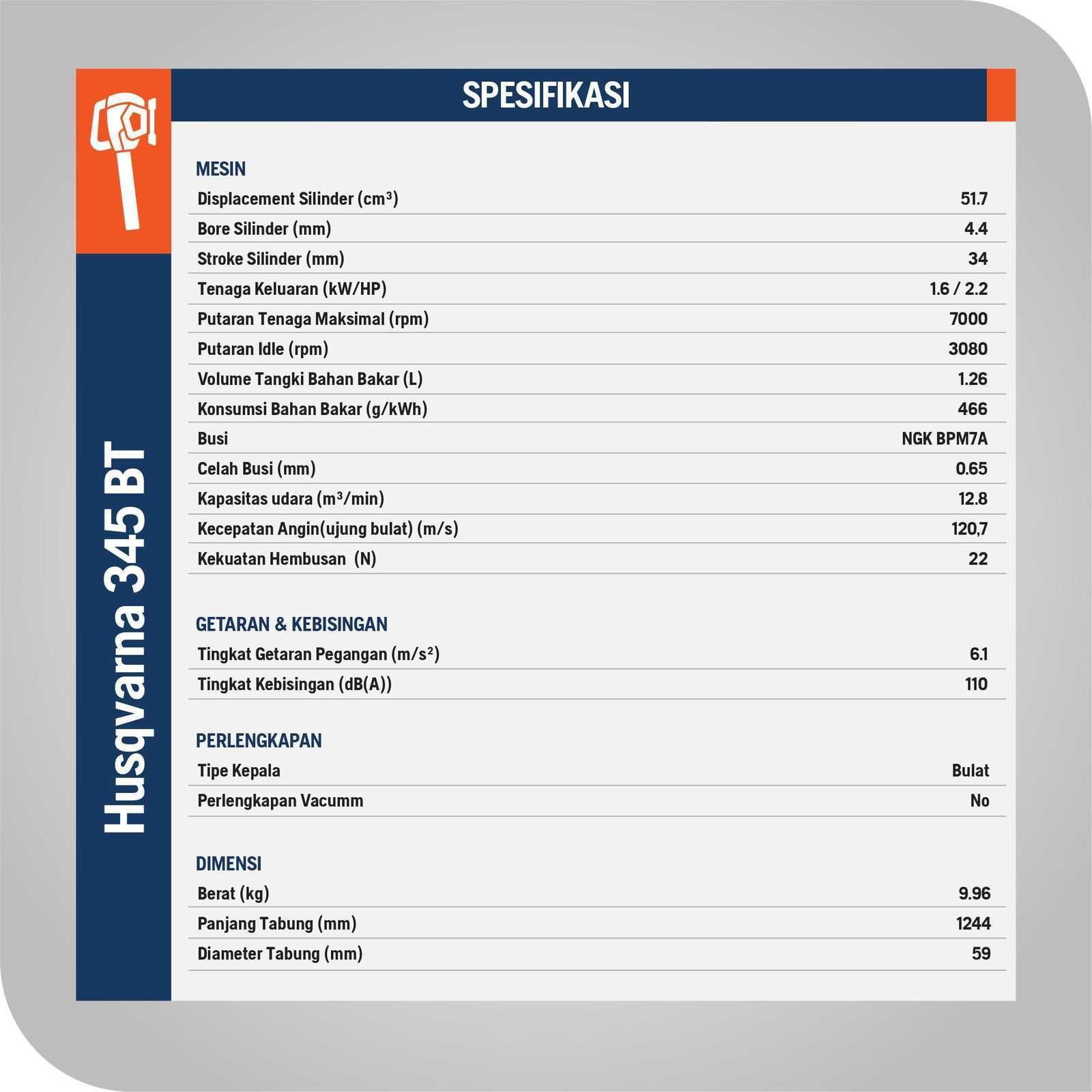 HUSQVARNA 345BT BLOWER BACKPACK - Image 6