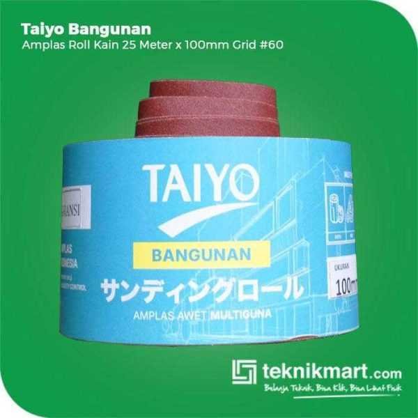 TAIYO BANGUNAN AMPLAS ROLL KAIN GRID #60 25METERX100MM