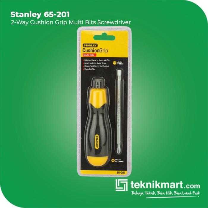 STANLEY 65-201 SCREWDRIVER 2-WAY MULTI BITS (QUICK CHANGE)