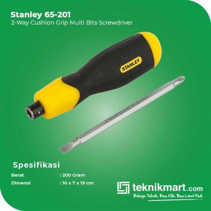 STANLEY 65-201 SCREWDRIVER 2-WAY MULTI BITS (QUICK CHANGE) - Image 2