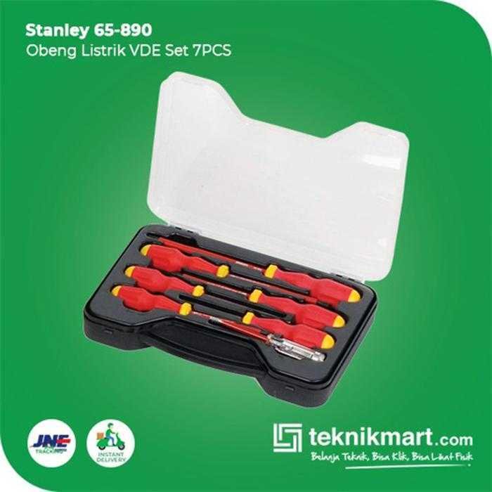 STANLEY 65-980 ELECTRIC SCREWDRIVER VDE SET 6 PCS WITH VOLTAGE - Image 3