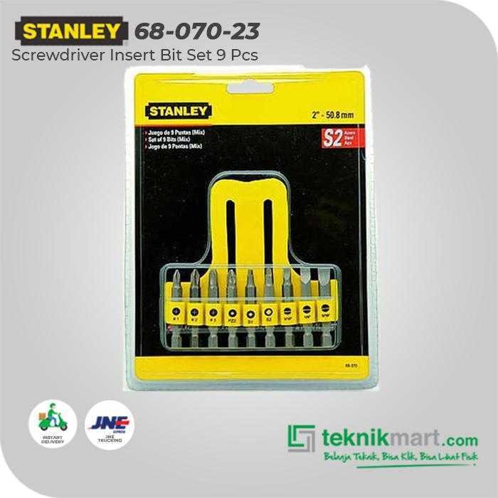 STANLEY 68-070-23 SCREWDRIVER INSERT BIT SET 9 PCS - Image 3