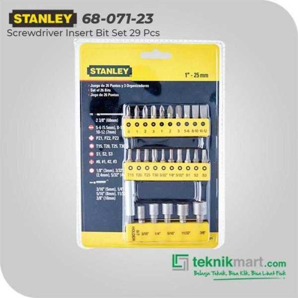 STANLEY 68-071-23 SCREWDRIVER INSERT BIT SET 26 PCS