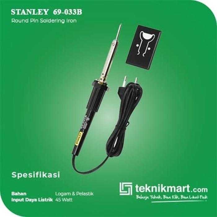 STANLEY 69-033B SOLDERING IRON 45W/220V ROUND PIN - Image 2