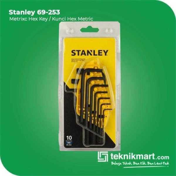 STANLEY 69-253 HEX KEY SET 10PCS METRIC (BLACK)