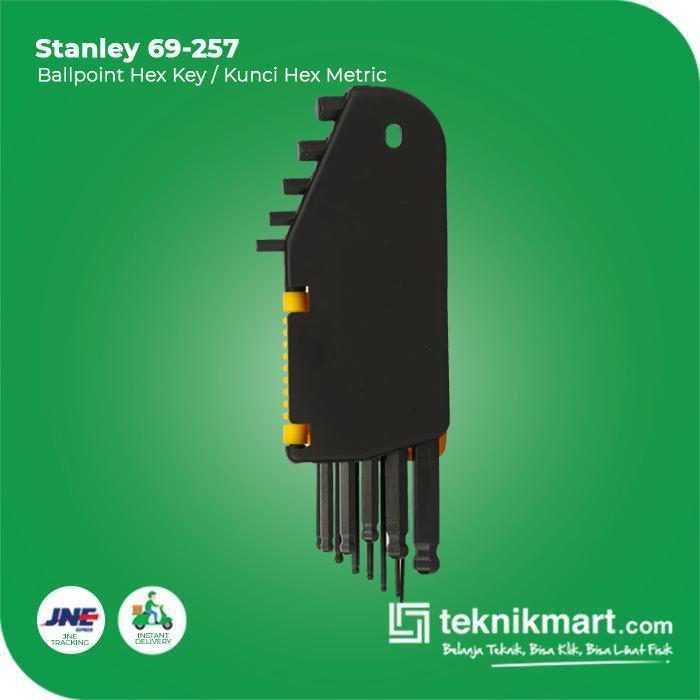 STANLEY 69-257 BALLPOINT HEX KEY SET 12 PCS METRIC LONG ARM - Image 3