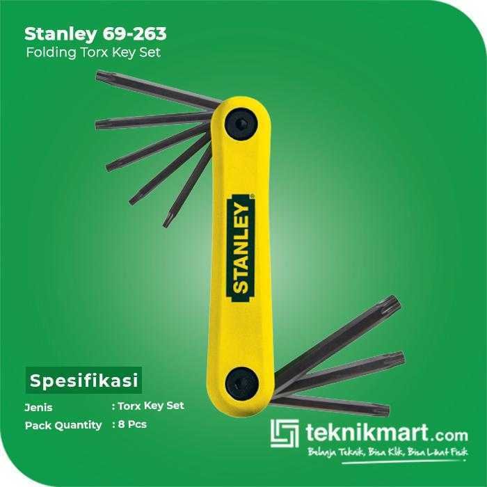 STANLEY 69-263 8 PCS FOLDING TORX KEY SET - Image 2