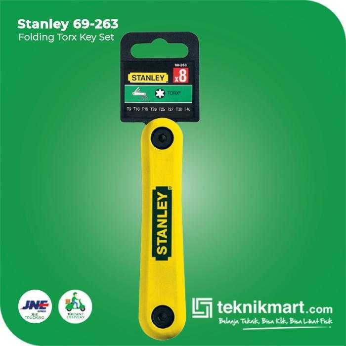 STANLEY 69-263 8 PCS FOLDING TORX KEY SET - Image 3