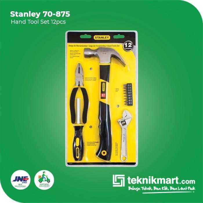 STANLEY 70-875 HAND TOOL SET 12PCS (PLASTIC PACKAGING) - Image 2