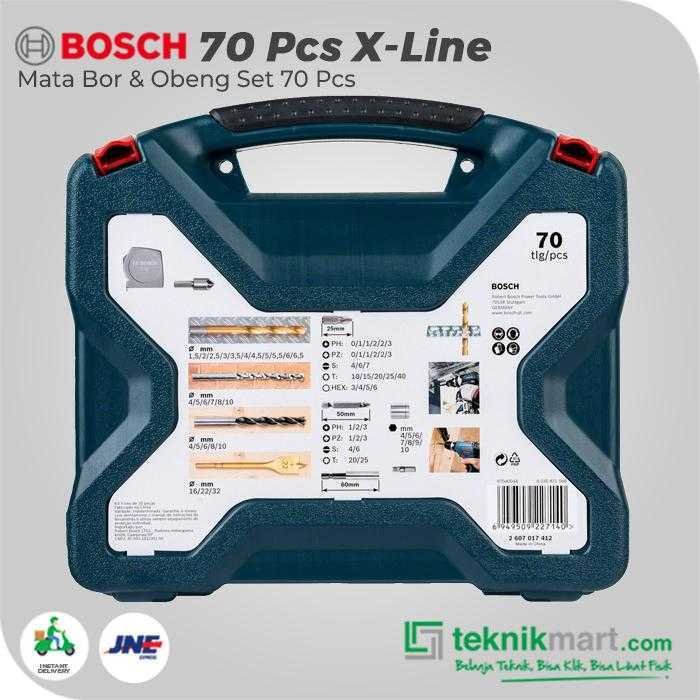 BOSCH 70 X-LINE DRILL AND SCREWDRIVER BITS SET - Image 3