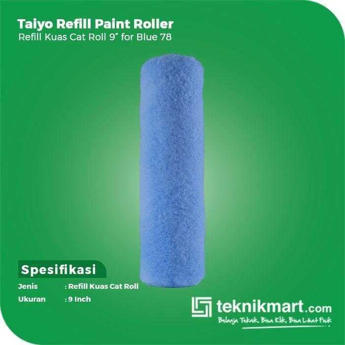 TAIYO REFILL PAINT ROLLER 9" FOR BLUE 78 - Image 2