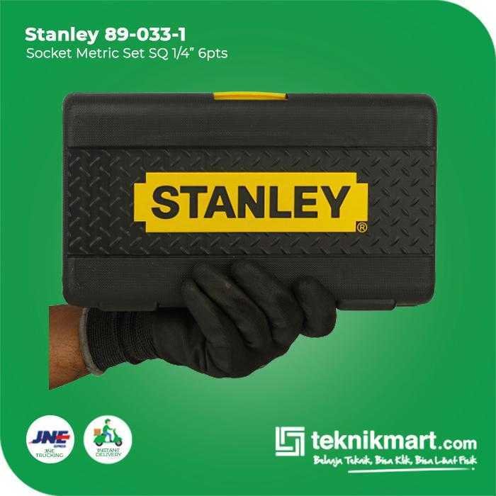 STANLEY 89-033-1 SOCKET SET SQ1/4" 6PTS 35 PCS METRIC WITH PLASTIC CASE - Image 3