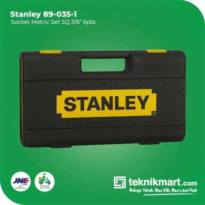STANLEY 89-035-1 SOCKET SET SQ3/8" 6PTS 24 PCS METRIC WITH PLASTIC CASE - Image 3