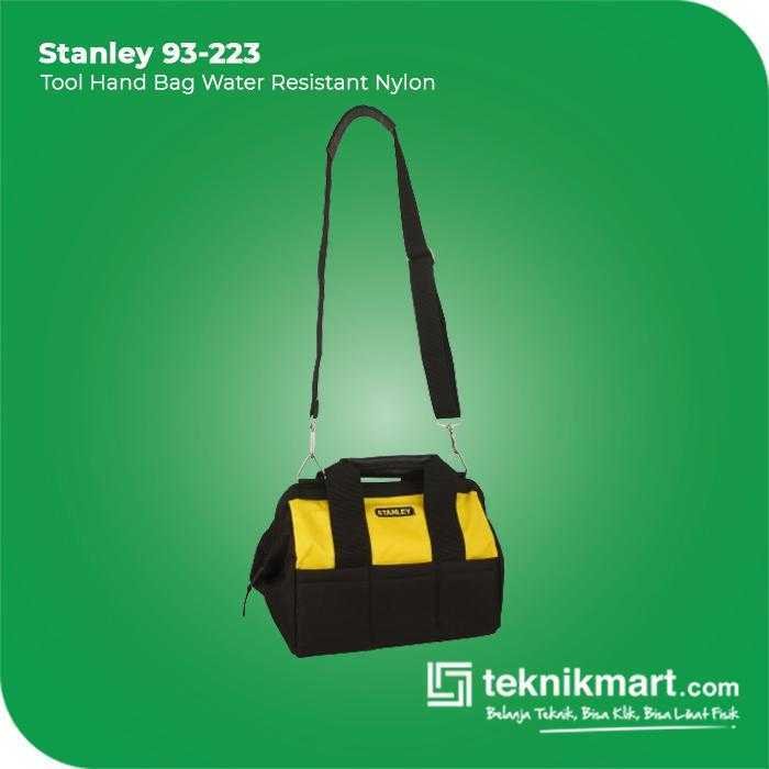 STANLEY 93-223 TOOL HAND BAG WATER RESISTANT NYLON 12INCH