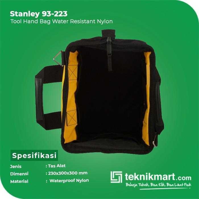 STANLEY 93-223 TOOL HAND BAG WATER RESISTANT NYLON 12INCH - Image 3