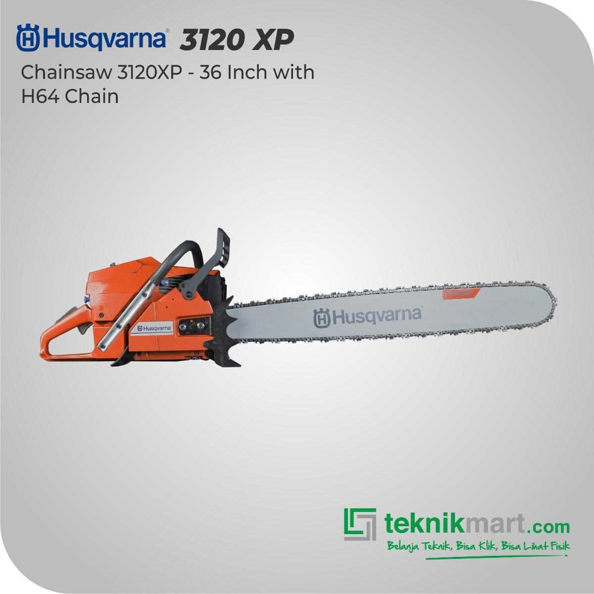 HUSQVARNA 3120XP - 36" CHAINSAW W/H64 CHAIN - Image 6
