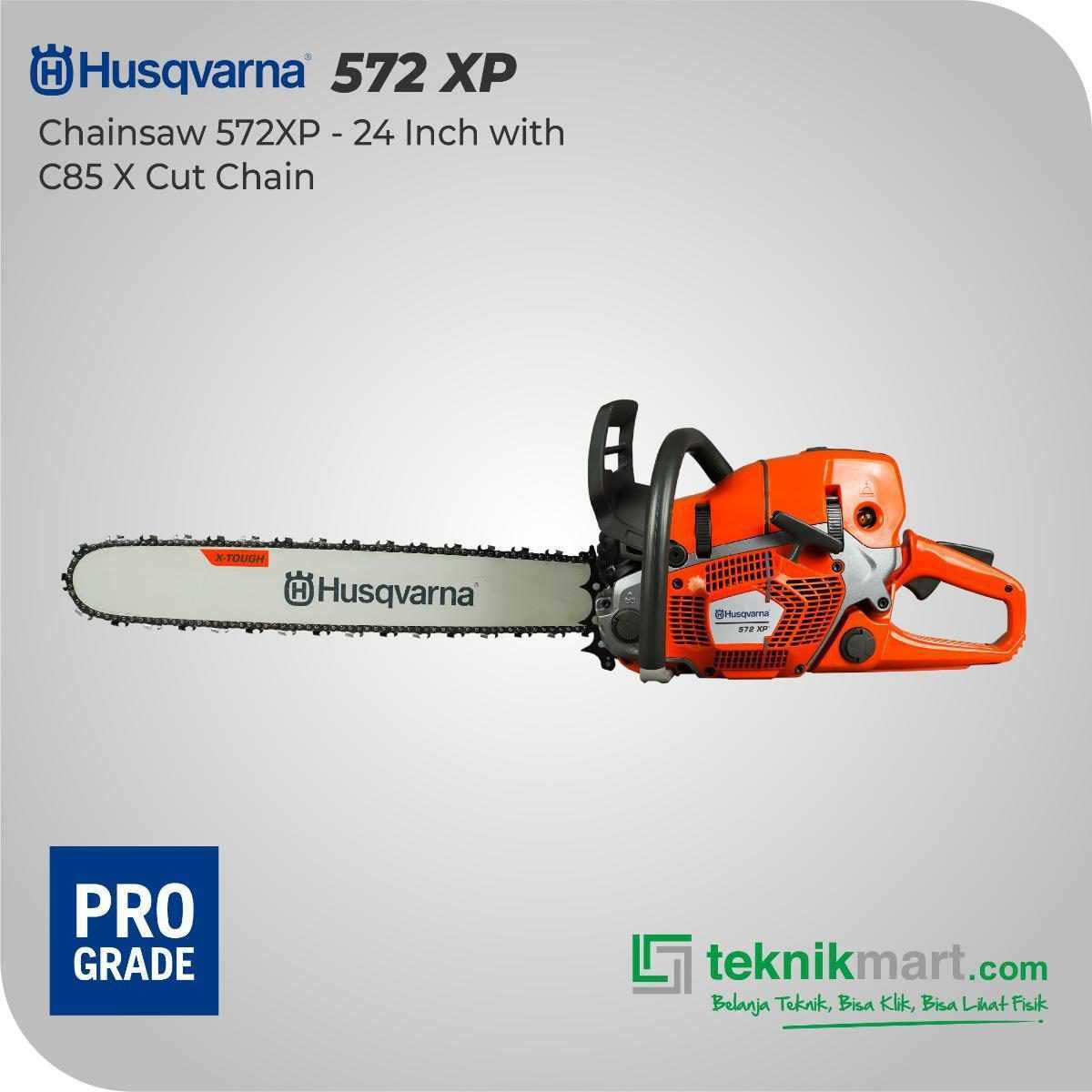 HUSQVARNA 572XP - 24" CHAINSAW W/C85 X-CUT CHAIN