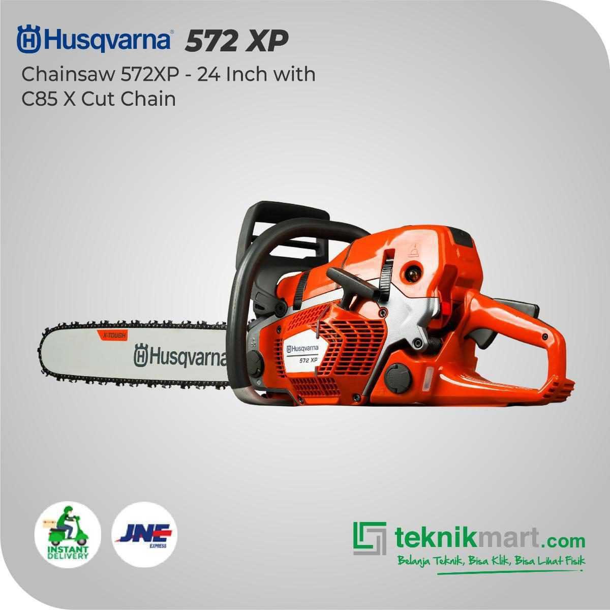 HUSQVARNA 572XP - 24" CHAINSAW W/C85 X-CUT CHAIN - Image 3