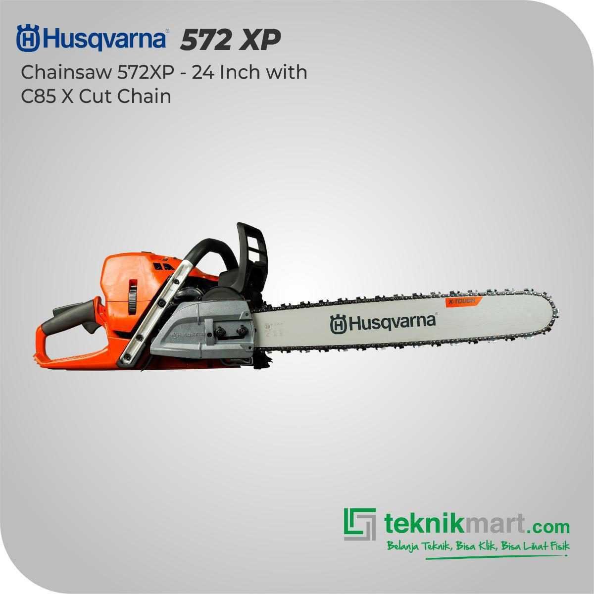 HUSQVARNA 572XP - 24" CHAINSAW W/C85 X-CUT CHAIN - Image 4