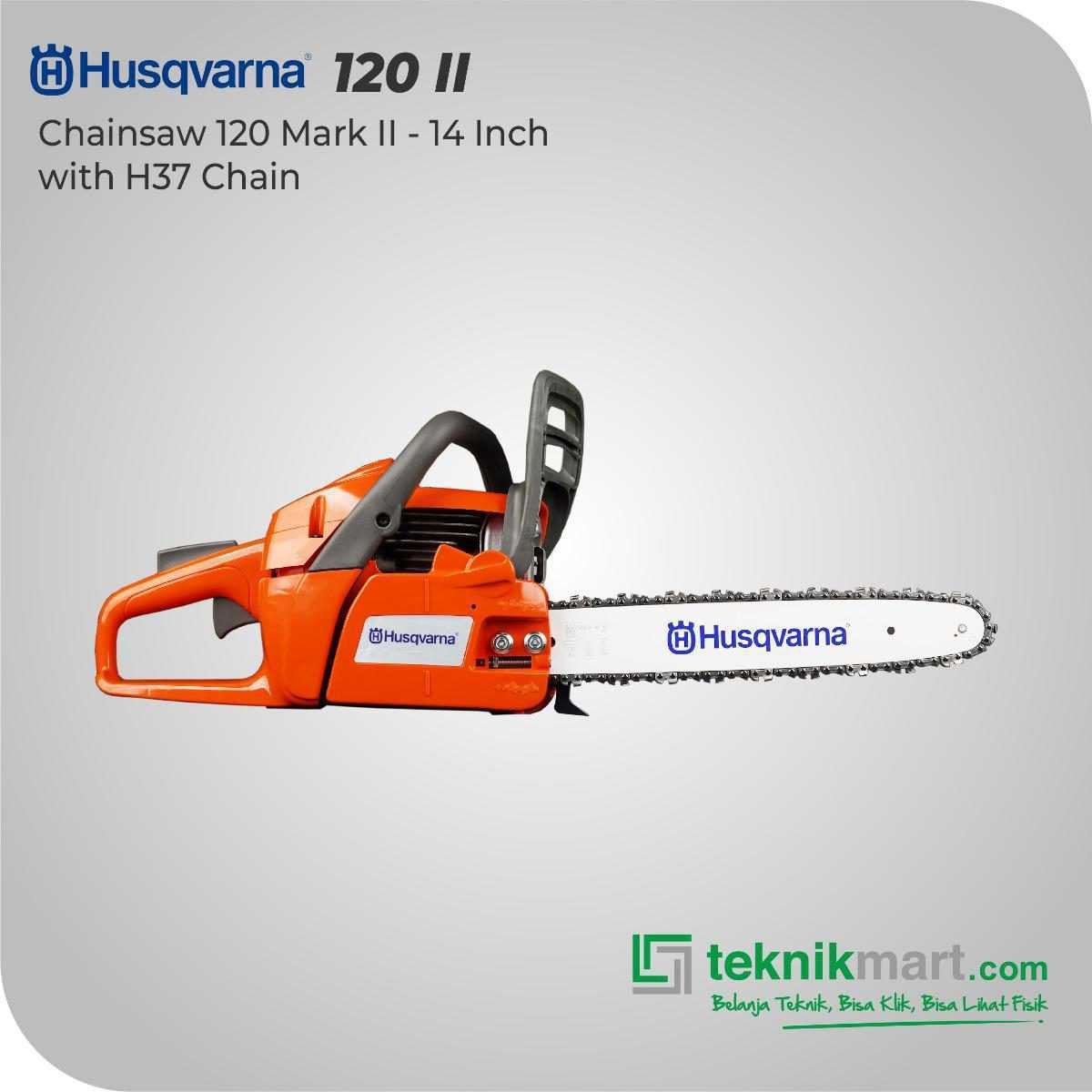 HUSQVARNA 120 MARK II - 14" CHAINSAW W/H37 CHAIN - Image 5