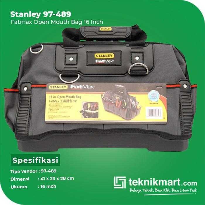 STANLEY 97-489 FATMAX OPEN MOUTH BAG 16INCH - Image 2