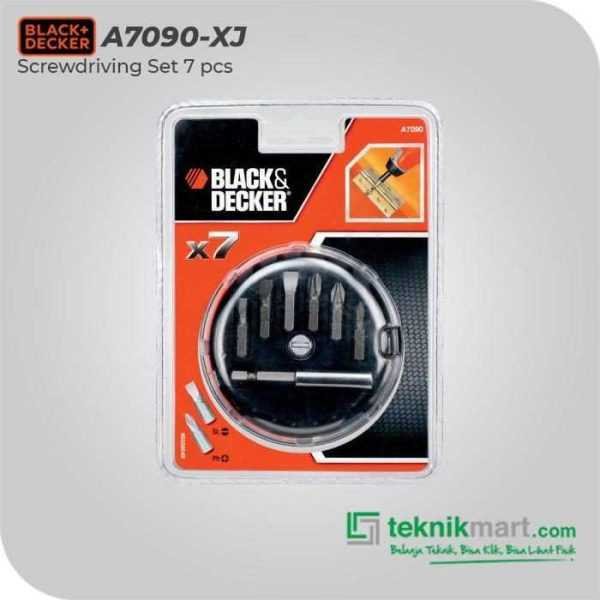 BLACK AND DECKER A7090 SCREWDRIVING SET 7 PCS
