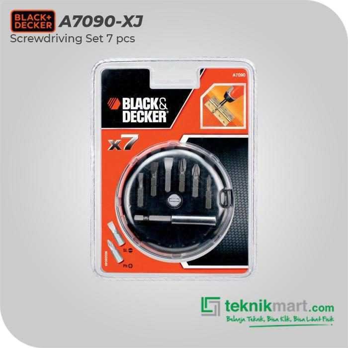 BLACK AND DECKER A7090 SCREWDRIVING SET 7 PCS