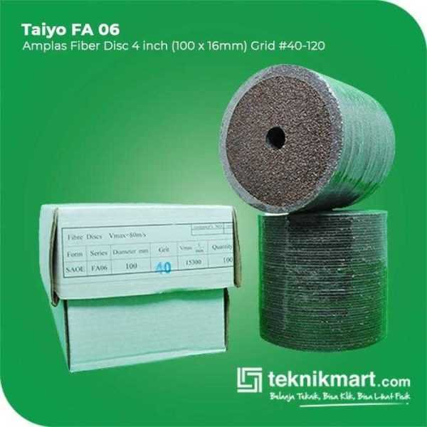 TAIYO FA 06 AMPLAS DISC FIBER GRID #120 100X16MM
