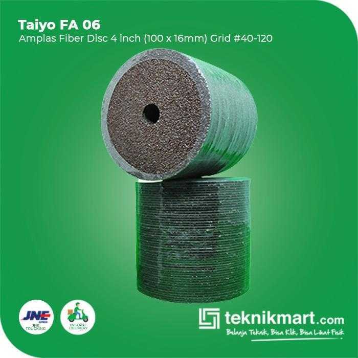 TAIYO FA 06 AMPLAS DISC FIBER GRID #120 100X16MM - Image 3
