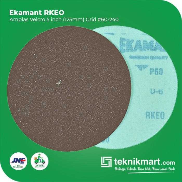 EKAMANT RKEO AMPLAS DISC VELCRO GRID #180 5 INCH - Image 3