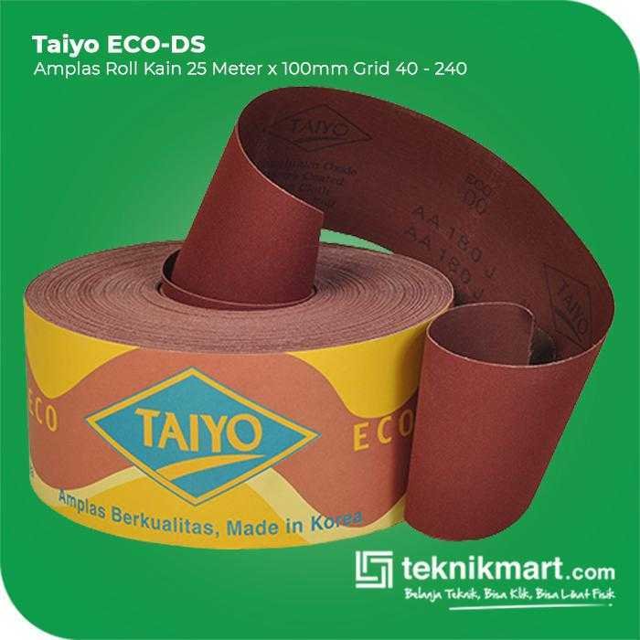 TAIYO ECO DS AMPLAS ROLL KAIN GRID #150 25METERX100MM