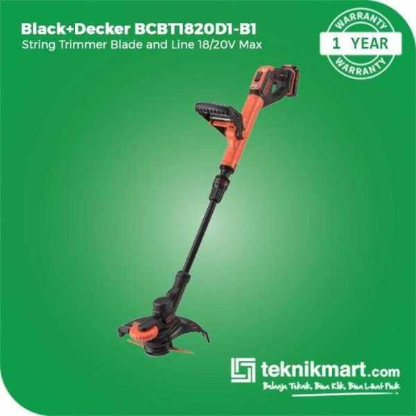 BLACK AND DECKER BCBT1820D1 STRING TRIMMER WITH BLADE AND LINE 18/20 VOLT (MAX)