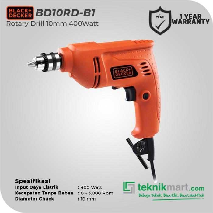 BLACK AND DECKER BD10RD ROTARY DRILL 400WATT 10MM - Image 2