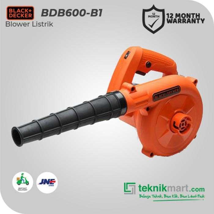 BLACK AND DECKER BDB600 VARIABLE SPEED BLOWER 600 WATT - Image 3