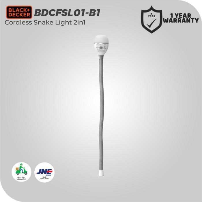 BLACK AND DECKER BDCFSL01 CORDLESS SNAKE LIGHT 2 IN 1 3.6VOLT - Image 3
