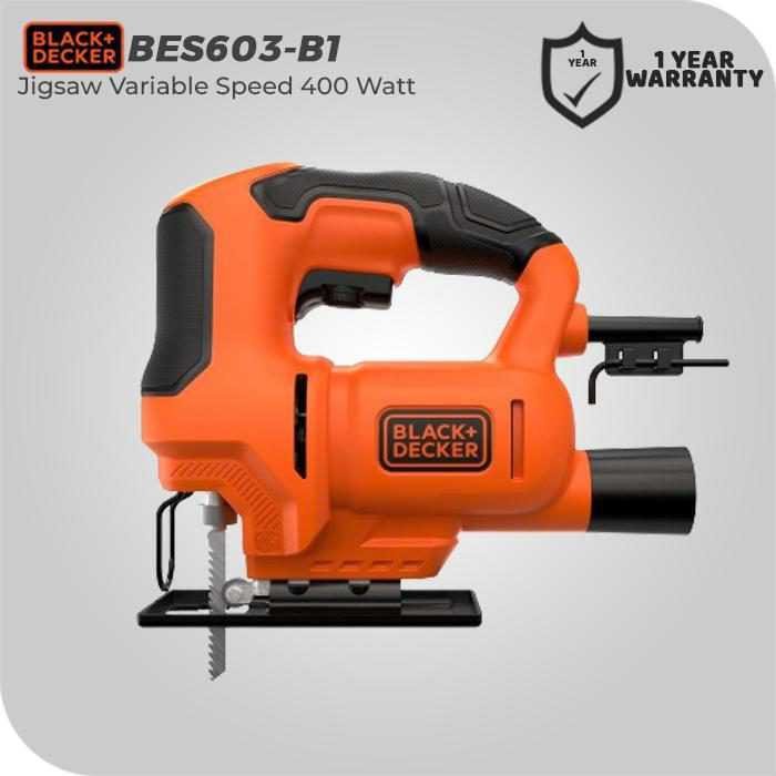 BLACK AND DECKER BES603 VARIABLE SPEED JIGSAW 400 WATT