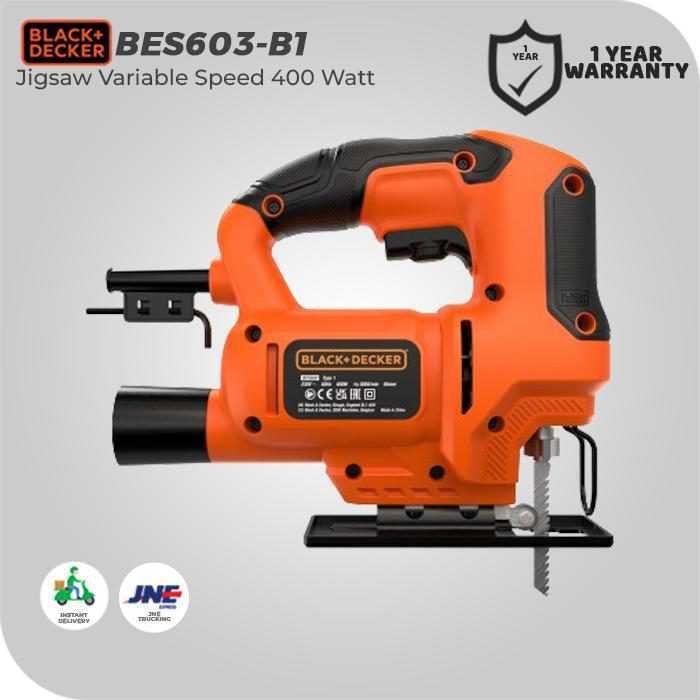 BLACK AND DECKER BES603 VARIABLE SPEED JIGSAW 400 WATT - Image 2