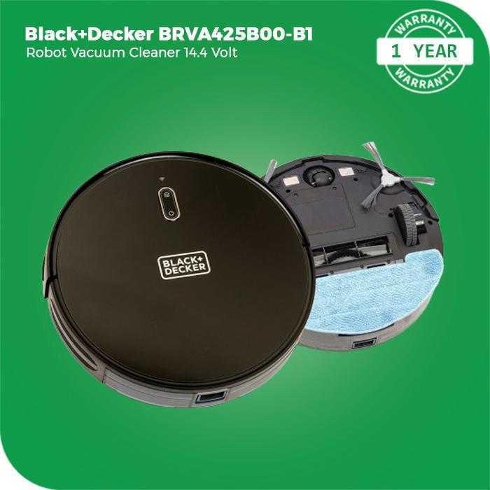 BLACK AND DECKER BRVA425B00 ROBOT VACUUM CLEANER 14.4 VOLTS 2600AH BLACK