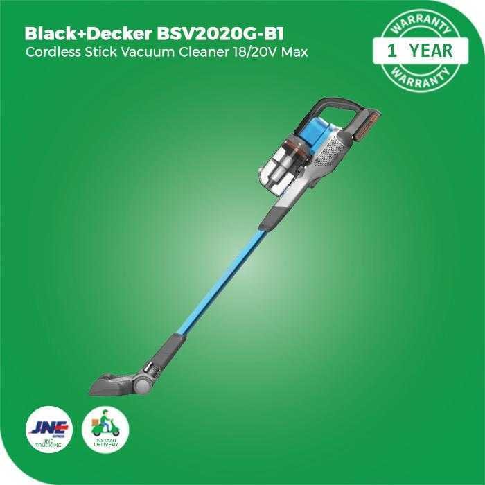 BLACK AND DECKER BSV2020G CORDLESS VACUUM CLEANER 20VOLT 3IN1 - Image 3