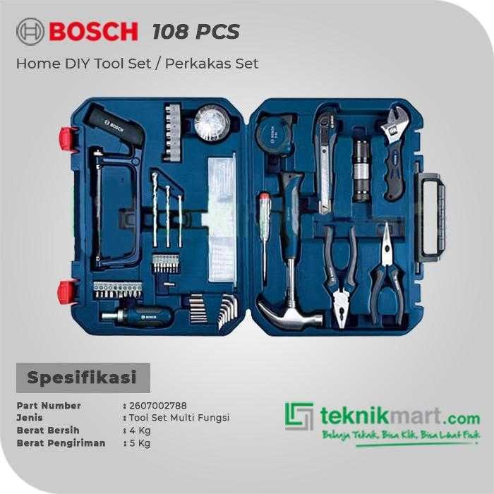 BOSCH 108PCS HOME DIY SET - Image 2