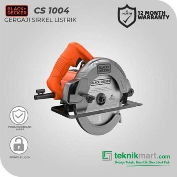 BLACK AND DECKER CS1004 CIRCULAR SAW 1400WATT 184MM WITH 36T BLADE